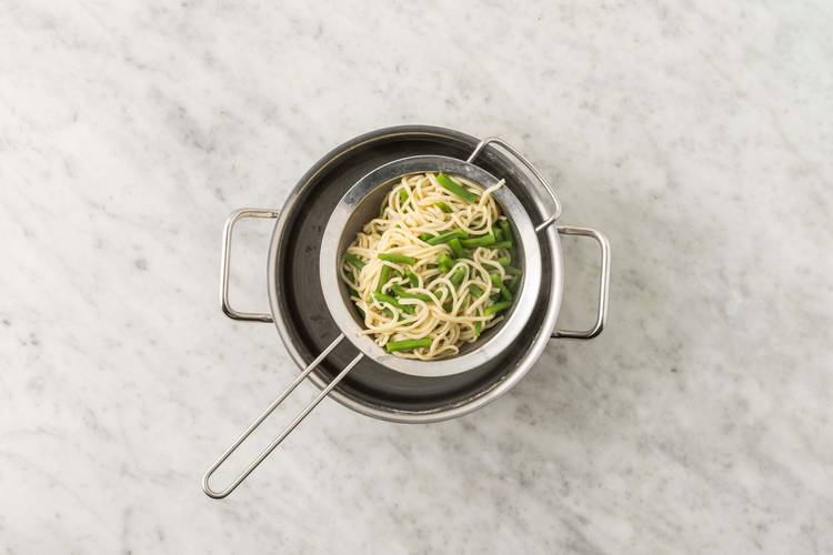 Cook the Noodles and Beans