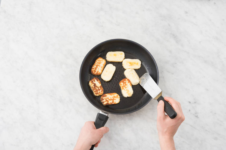 Faire cuire le halloumi