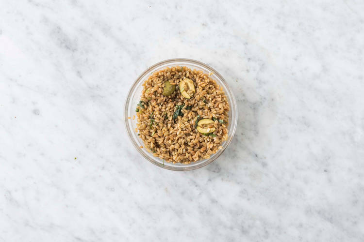 Condire il farro