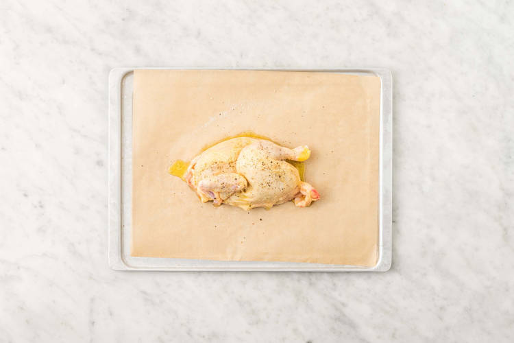 Faire rôtir le poulet