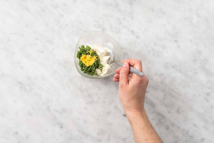 Faire la crème citronnée au persil