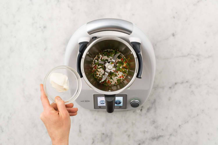 Chimichurri vorbereiten