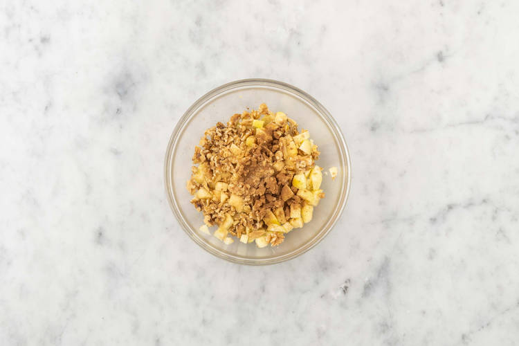 Préparer la garniture