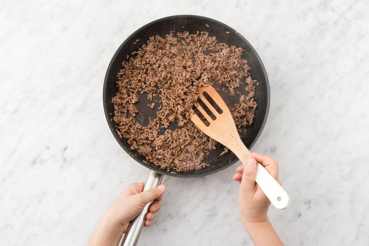 Faire cuire le bœuf