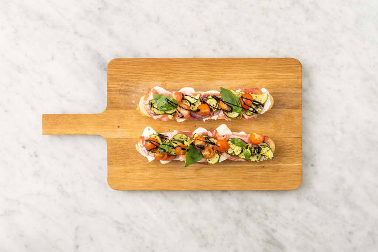 Faire les bruschettas