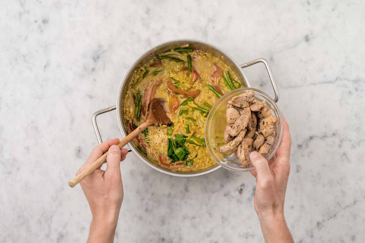 Orzotto fertigstellen