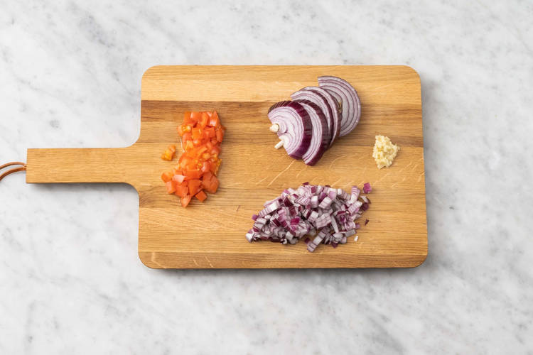 Forbered grøntsager