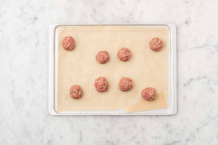Form and bake meatballs