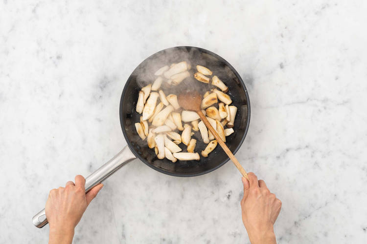 Kräuterseitlinge braten