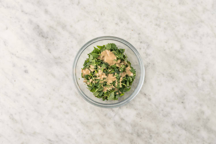 Faire la vinaigrette