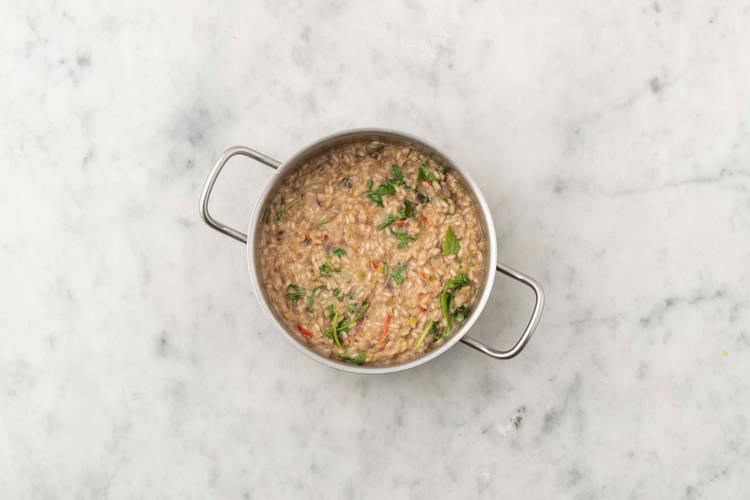 Risotto afwerken