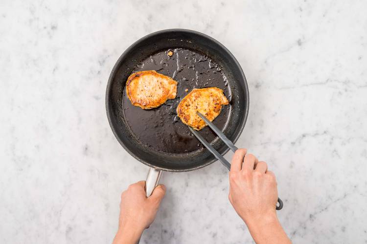 Cook the Pork Steaks