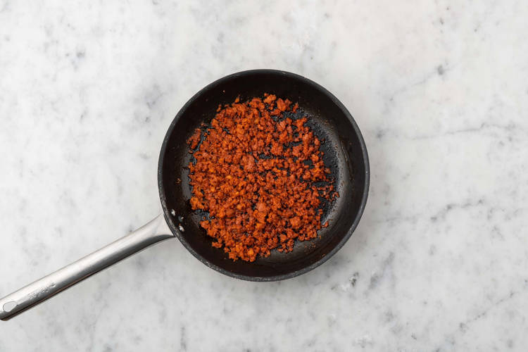 Cook chorizo