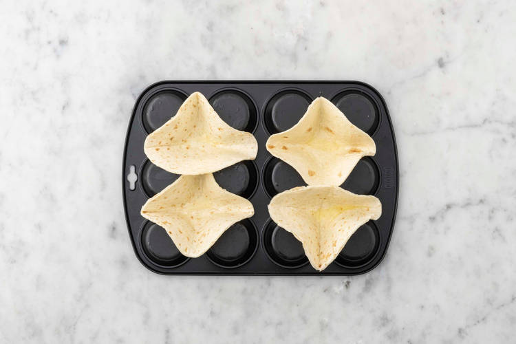 Make tortilla bowls
