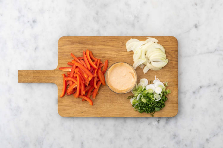 Préparer et faire la sauce au chipotle