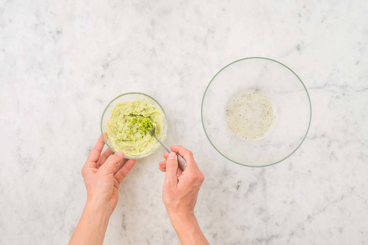 Make guac mayo and dressing