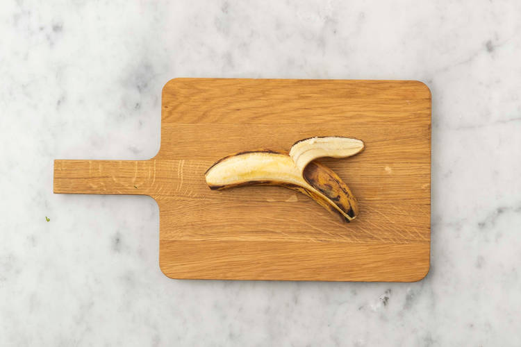 Kochbanane vorbereiten