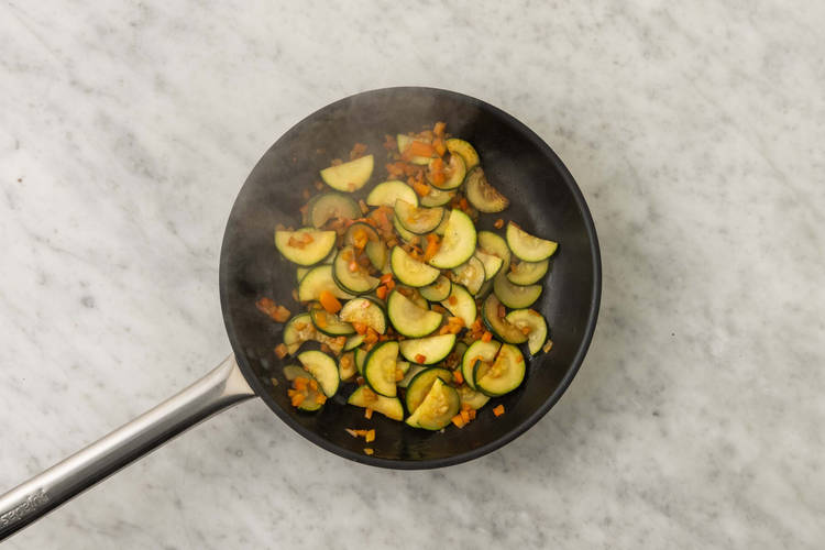 Cook veggie hash