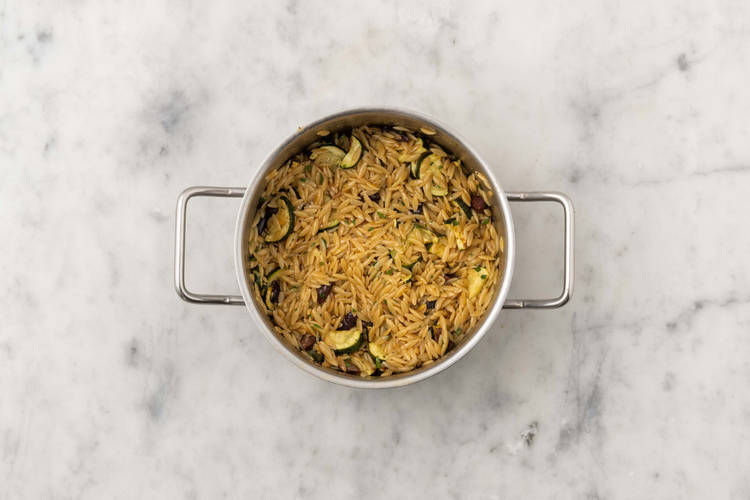 Kritharaki fertigstellen