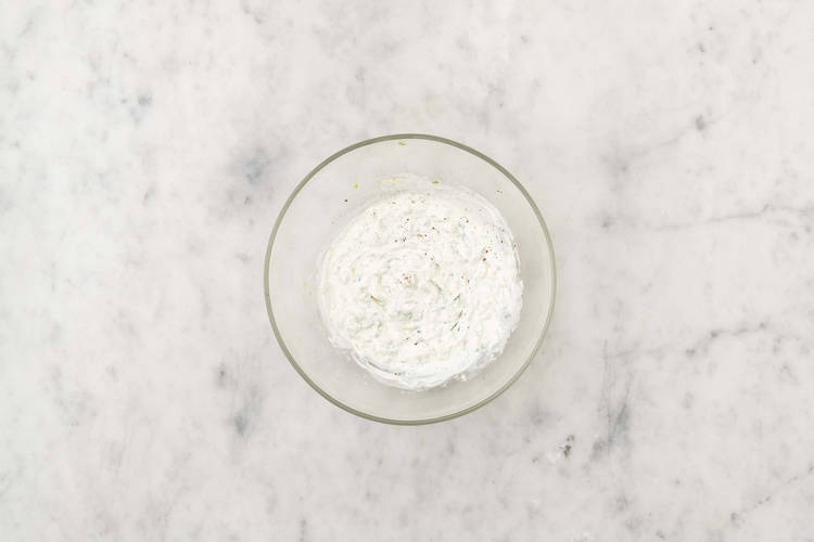 Zaziki fertigstellen