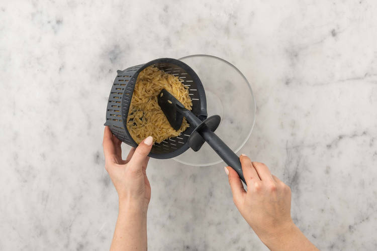 Zaziki & Kritharaki fertigstellen