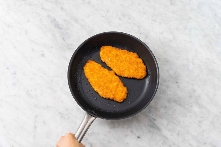 Cuire l'escalope
