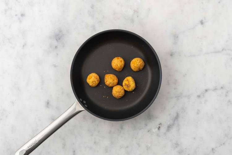 Cuire les falafels