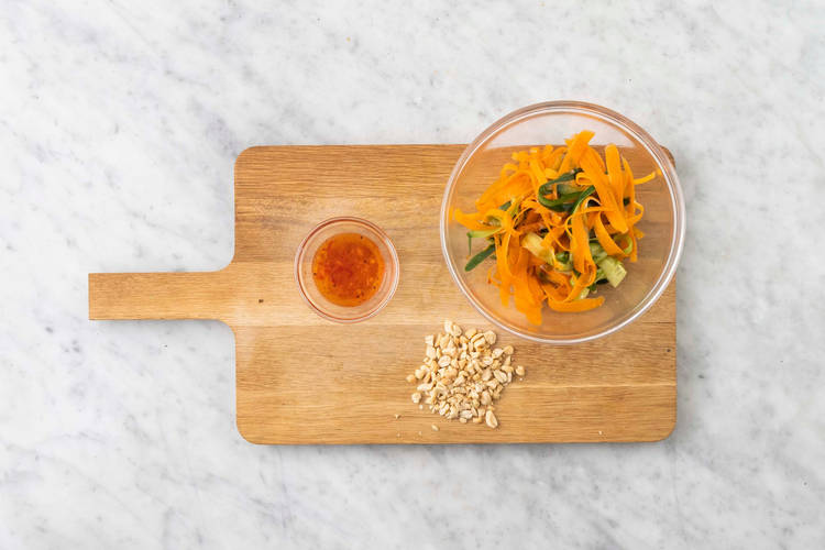 Bland sur-sød salat