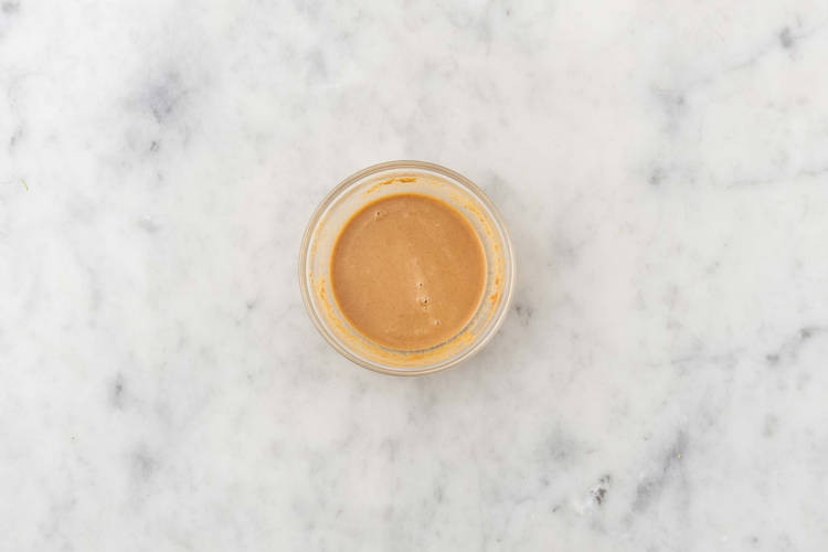 Make peanut dressing