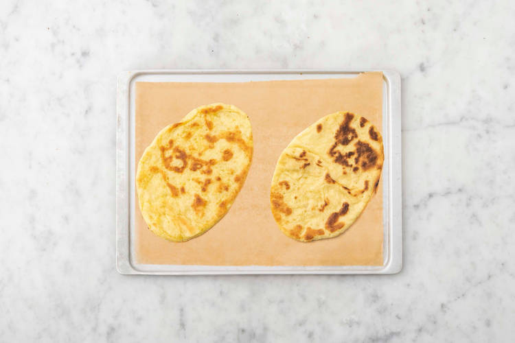 Faire griller les pains plats