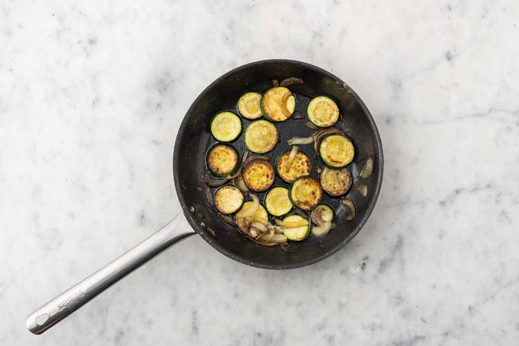 Prep and cook veggies