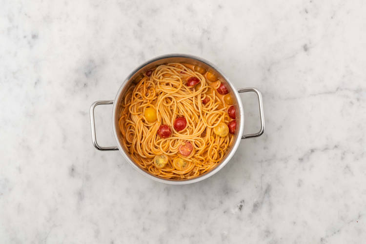 Pasta fertigstellen