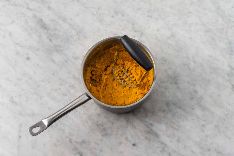 Make sweet potato mash