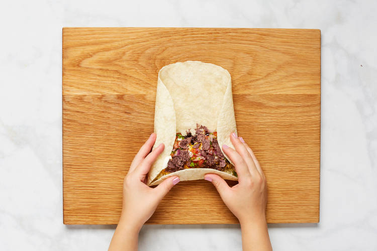 Assemble Burritos