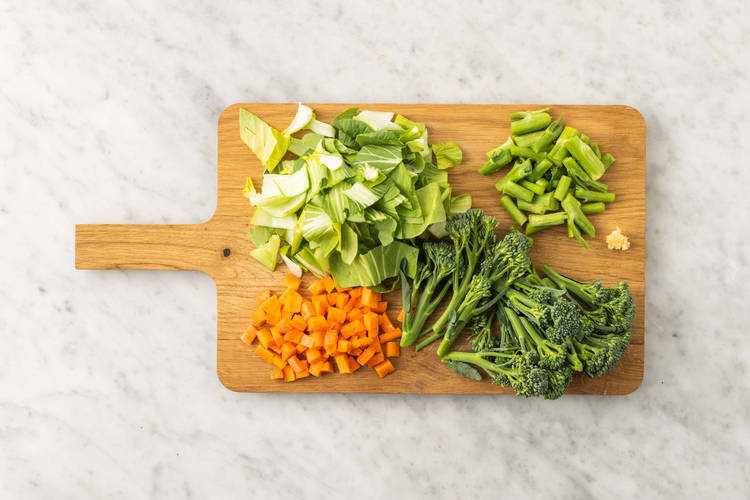 Forbered grønnsaker