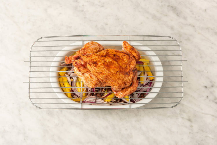 Hähnchen backen