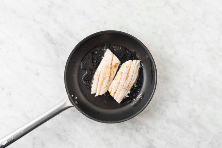 Pan-fry barramundi