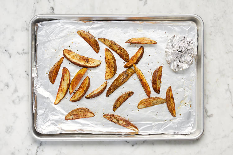 Roast Potatoes & Onion