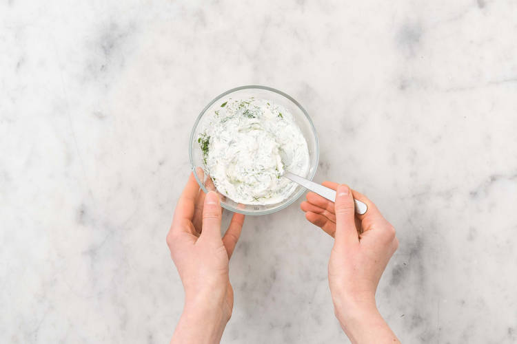 Faire la sauce ranch