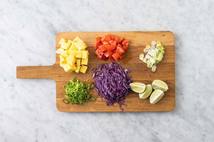 Forbered frugt og grønt