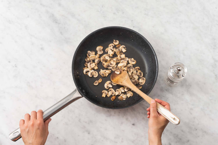 Faire cuire les champignons