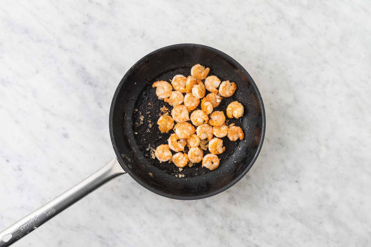 Faire cuire les crevettes