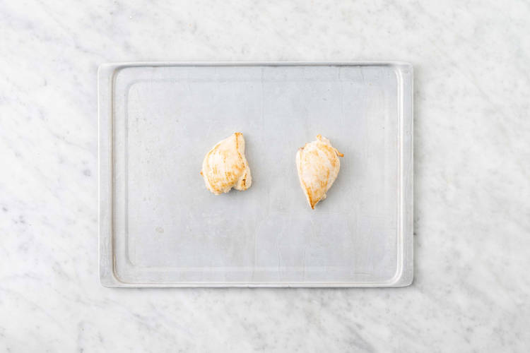 Faire cuire le poulet