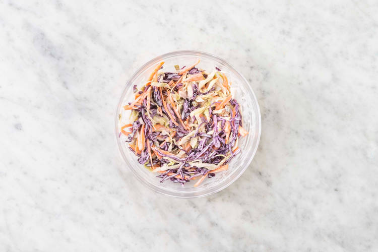 Make pickle slaw