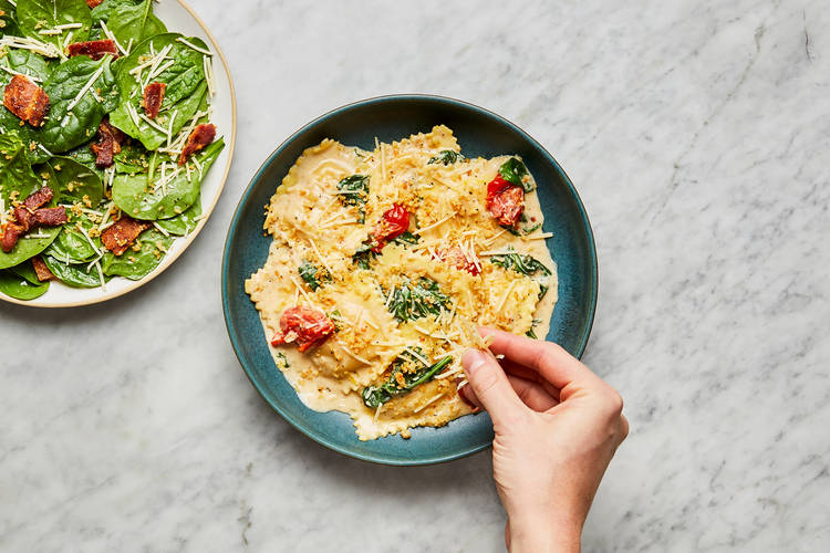 Make Salad & Serve