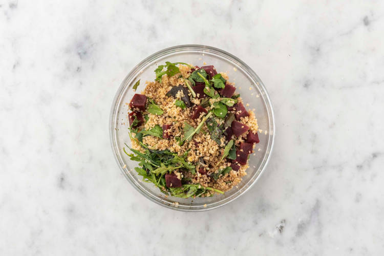 Mélanger le boulgour