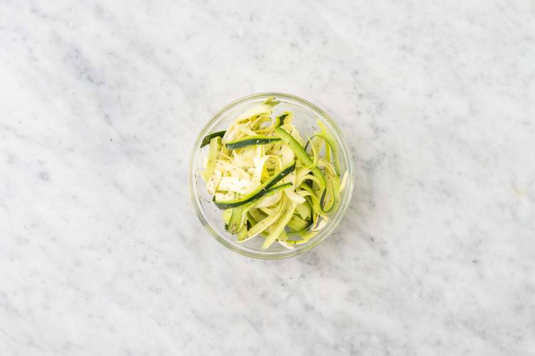 Make the Courgette Salad