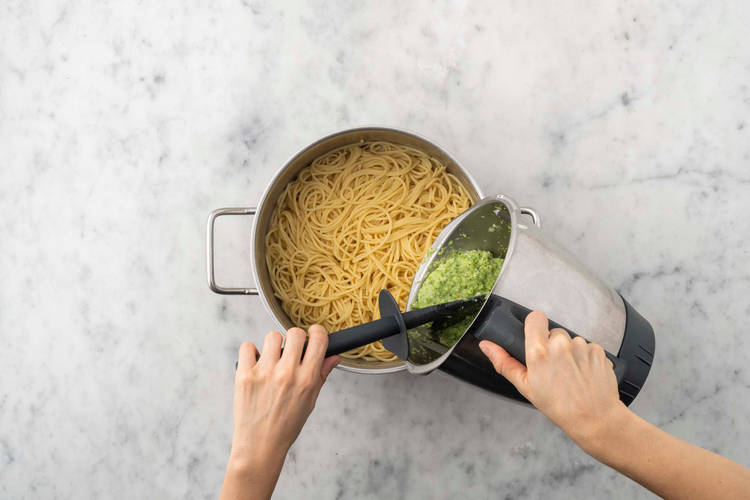 Pasta kochen & vollenden