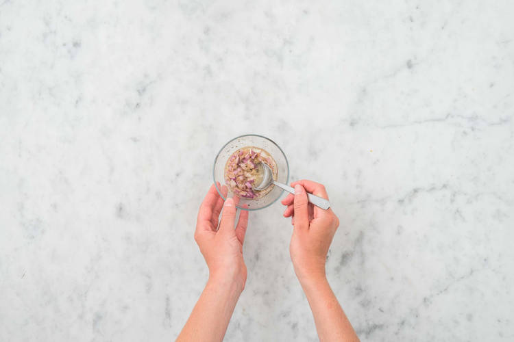 Préparer la vinaigrette