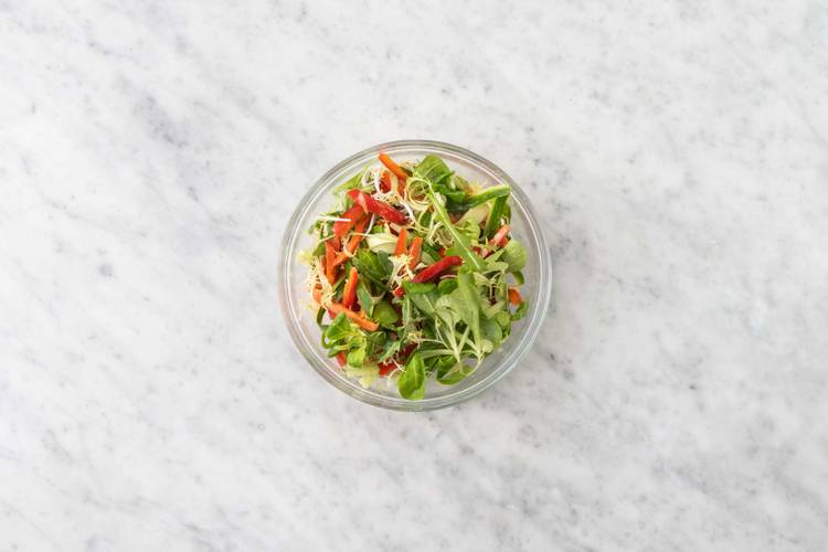 Composer la vinaigrette